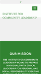 Mobile Screenshot of icleadership.org